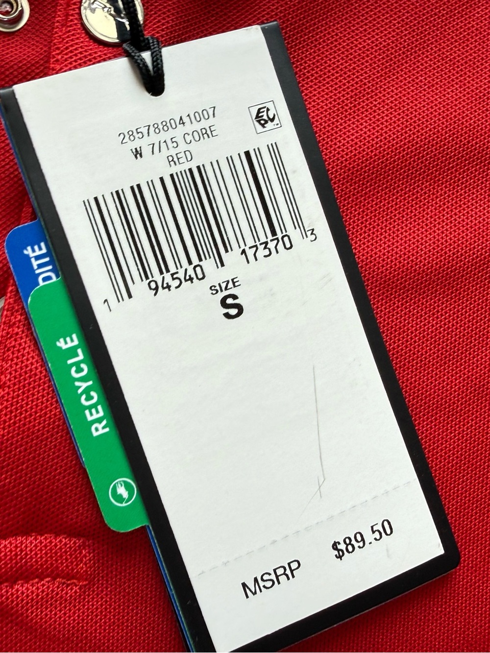 RLX Ralph Lauren Womens Red Small Golf Polo Shirt Stretch Performance NEW 3205 - Picture 2 of 3